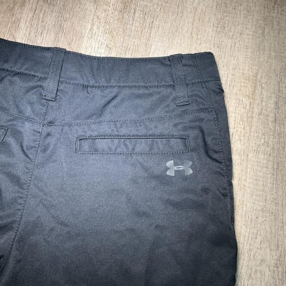 Under Armour Athletic Shorts Boys Youth Size 14 Black Loose Fit Basketball UA - Picture 5 of 5